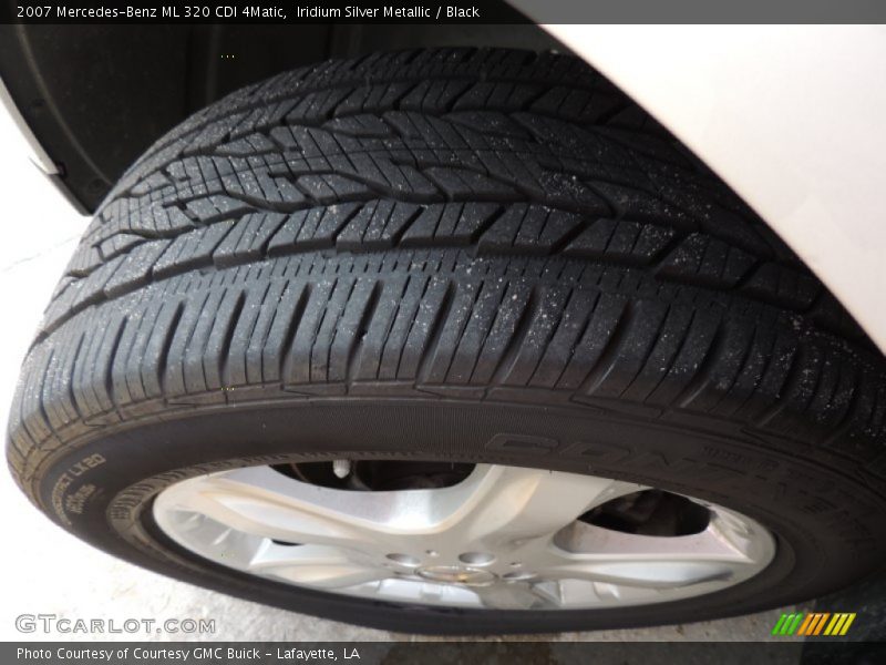 Iridium Silver Metallic / Black 2007 Mercedes-Benz ML 320 CDI 4Matic