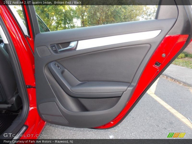 Brilliant Red / Black 2011 Audi A4 2.0T quattro Sedan