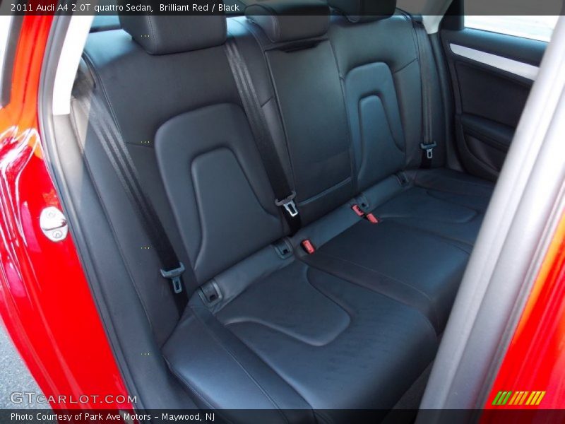 Brilliant Red / Black 2011 Audi A4 2.0T quattro Sedan
