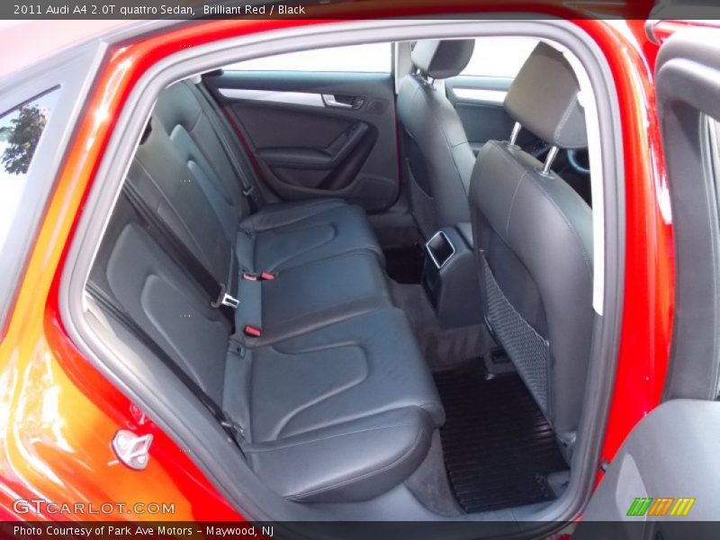 Brilliant Red / Black 2011 Audi A4 2.0T quattro Sedan