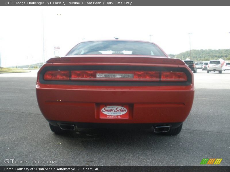 Redline 3 Coat Pearl / Dark Slate Gray 2012 Dodge Challenger R/T Classic