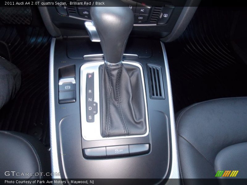 Brilliant Red / Black 2011 Audi A4 2.0T quattro Sedan