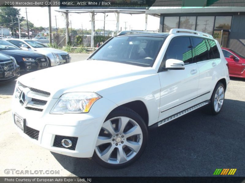 Arctic White / Black 2010 Mercedes-Benz GLK 350 4Matic