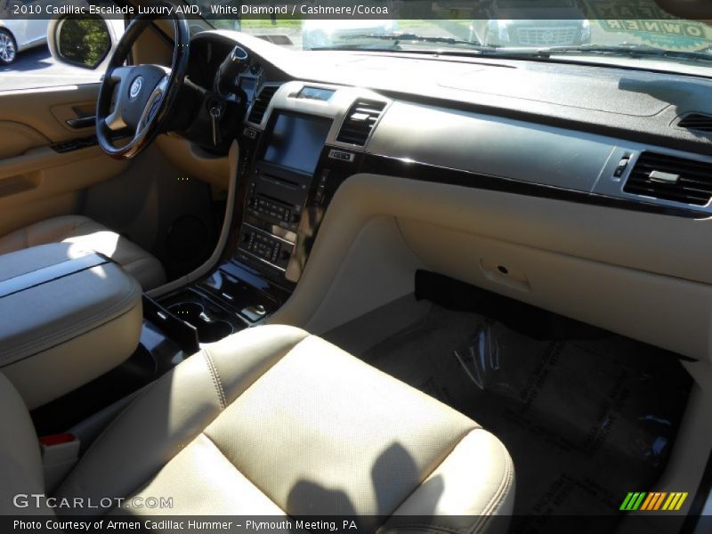 White Diamond / Cashmere/Cocoa 2010 Cadillac Escalade Luxury AWD