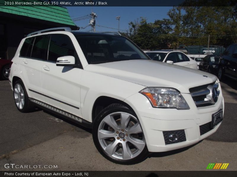 Arctic White / Black 2010 Mercedes-Benz GLK 350 4Matic