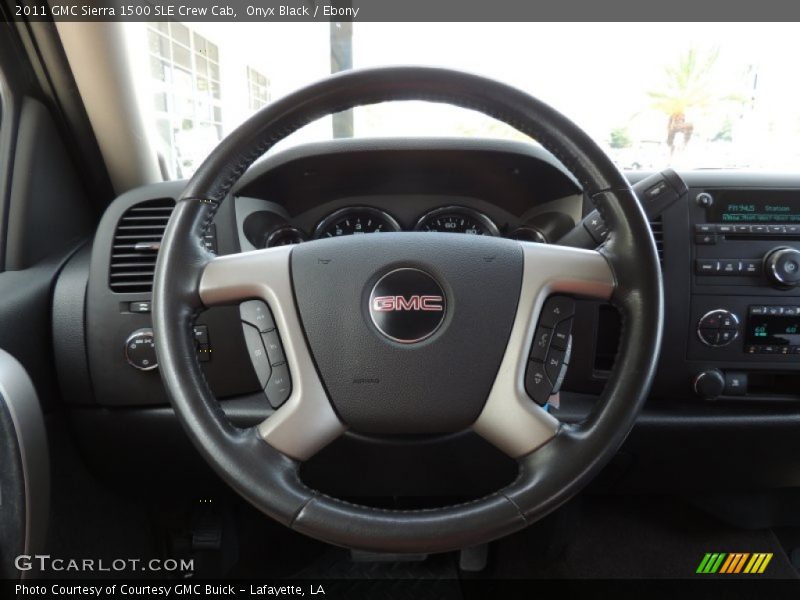 Onyx Black / Ebony 2011 GMC Sierra 1500 SLE Crew Cab