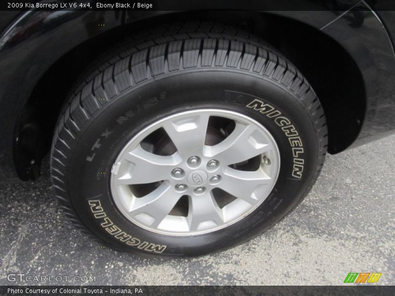 Ebony Black / Beige 2009 Kia Borrego LX V6 4x4