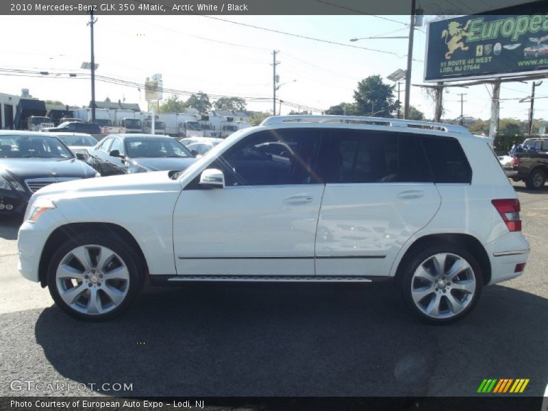 Arctic White / Black 2010 Mercedes-Benz GLK 350 4Matic