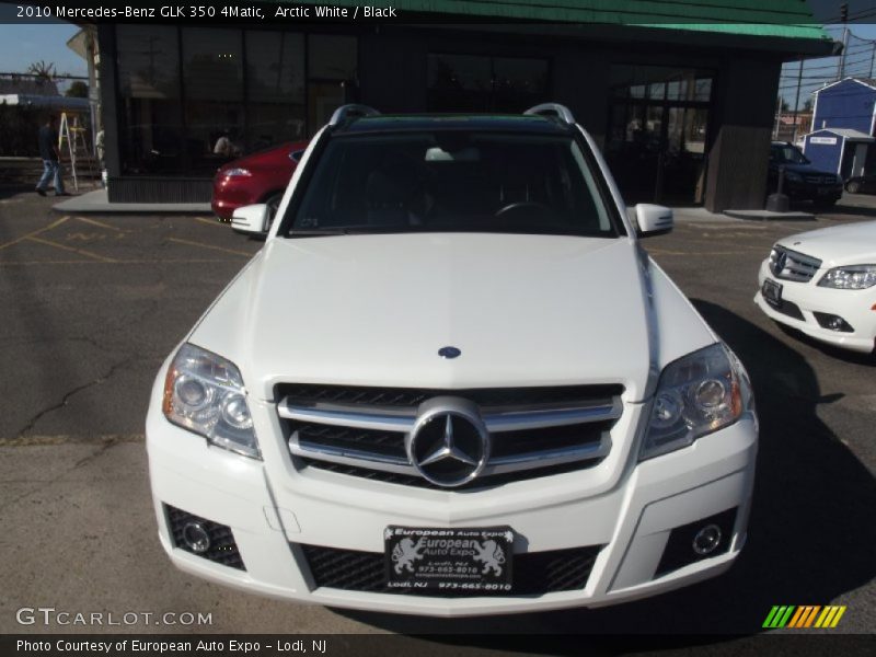 Arctic White / Black 2010 Mercedes-Benz GLK 350 4Matic