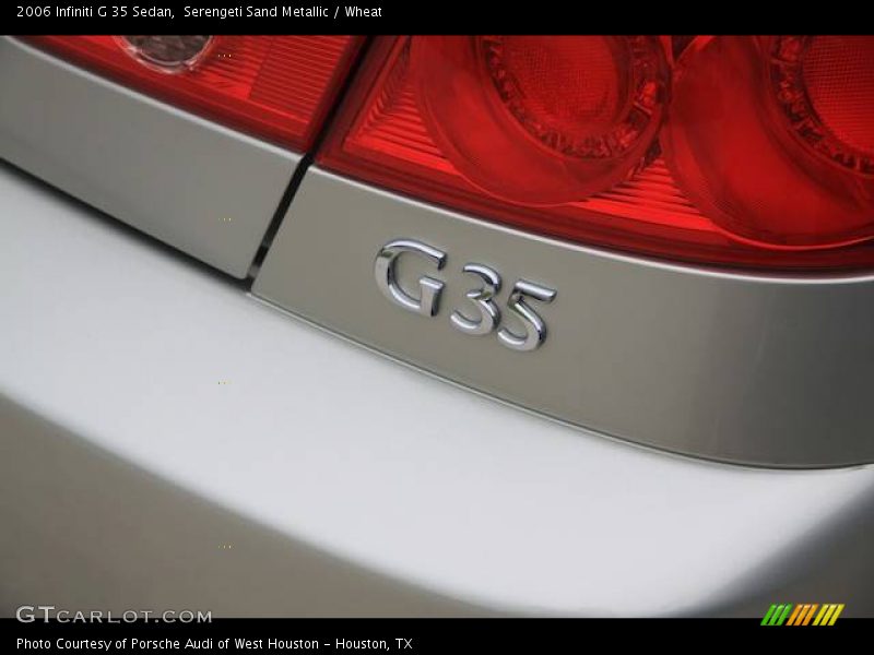 Serengeti Sand Metallic / Wheat 2006 Infiniti G 35 Sedan