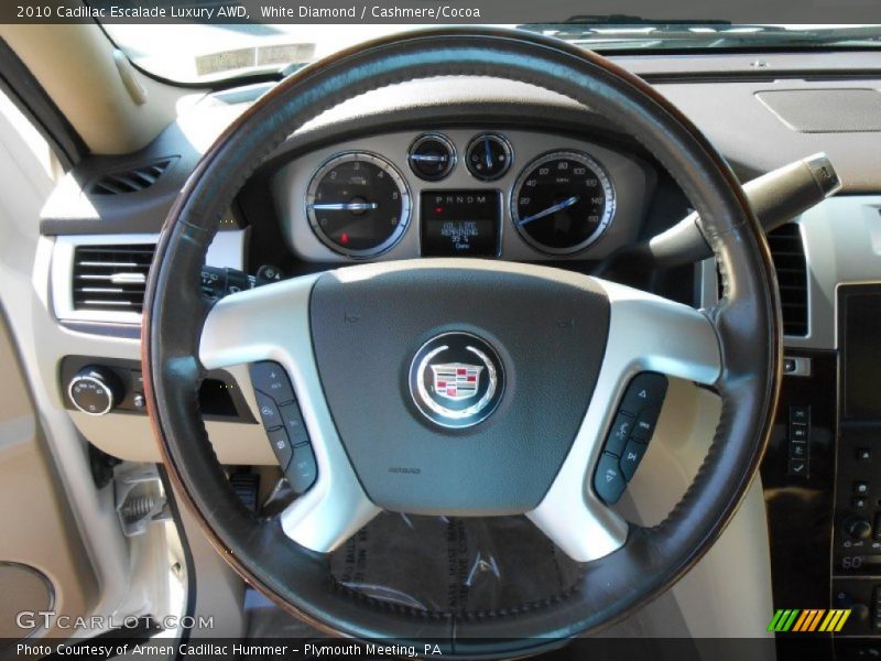 White Diamond / Cashmere/Cocoa 2010 Cadillac Escalade Luxury AWD