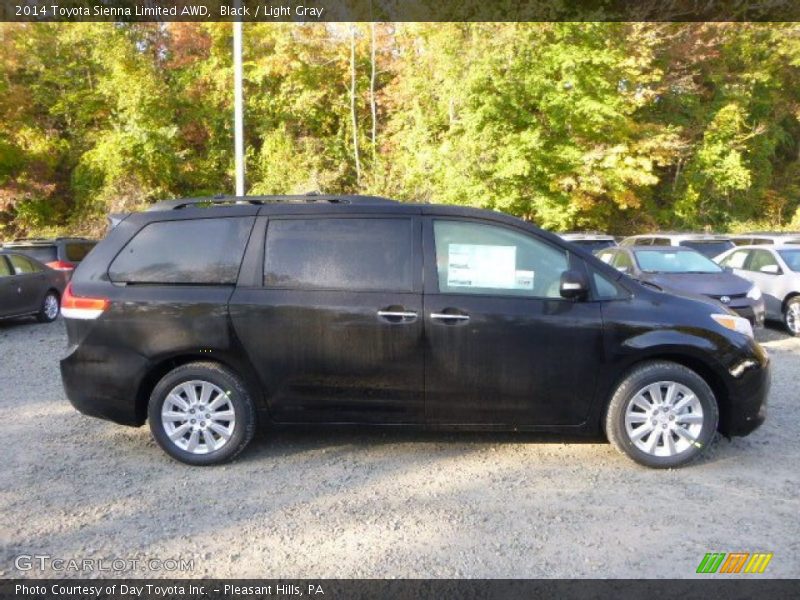 Black / Light Gray 2014 Toyota Sienna Limited AWD