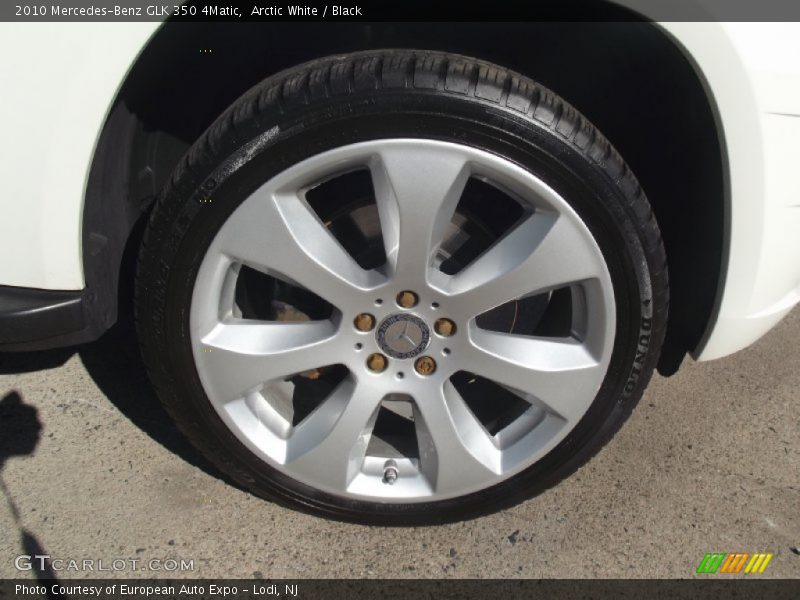 Arctic White / Black 2010 Mercedes-Benz GLK 350 4Matic