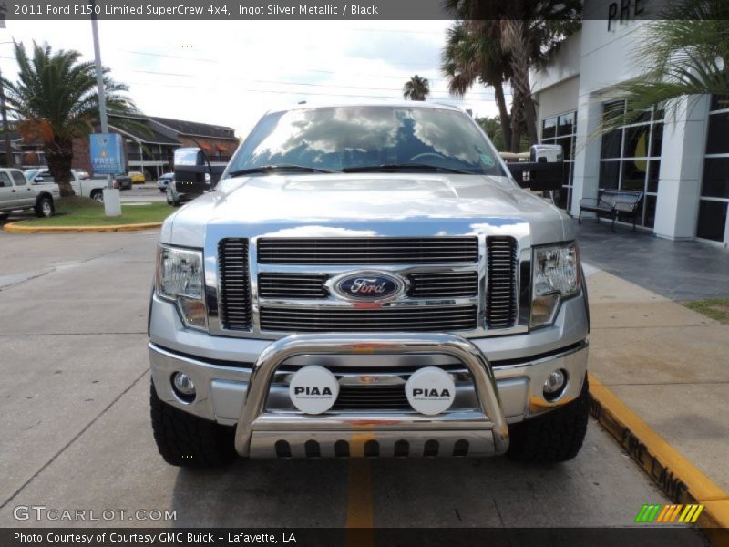 Ingot Silver Metallic / Black 2011 Ford F150 Limited SuperCrew 4x4