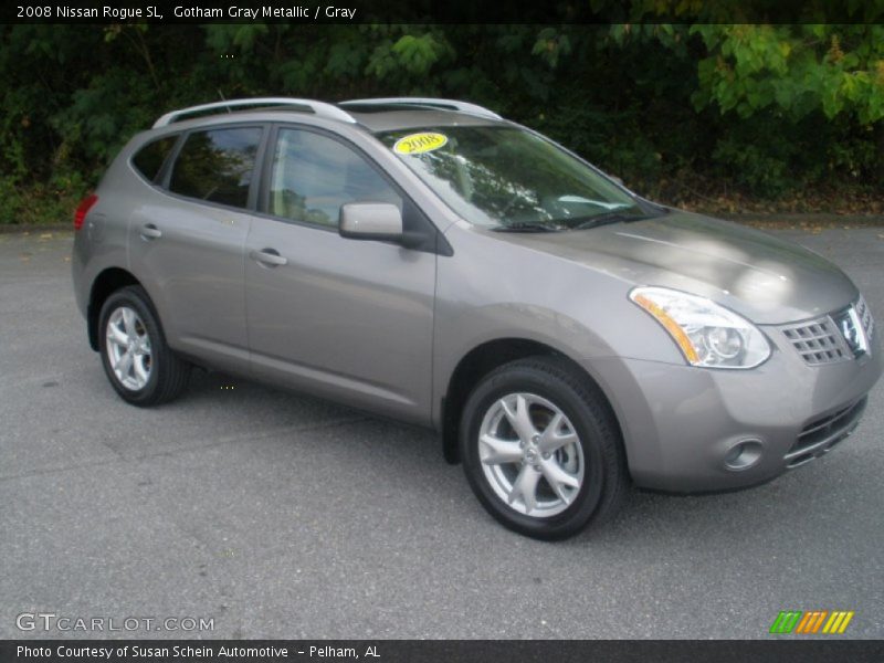 Gotham Gray Metallic / Gray 2008 Nissan Rogue SL