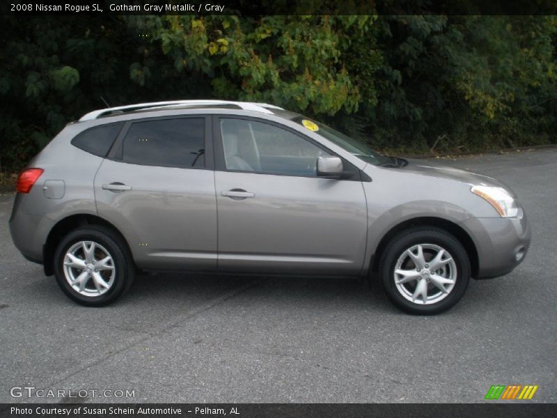 Gotham Gray Metallic / Gray 2008 Nissan Rogue SL