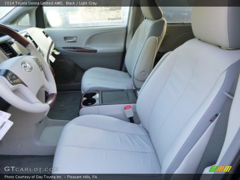Black / Light Gray 2014 Toyota Sienna Limited AWD