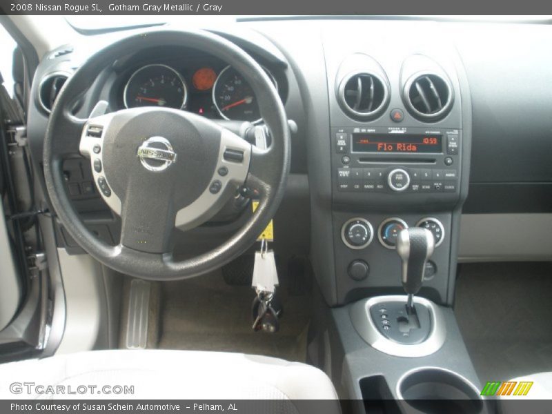 Gotham Gray Metallic / Gray 2008 Nissan Rogue SL