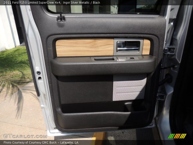 Ingot Silver Metallic / Black 2011 Ford F150 Limited SuperCrew 4x4