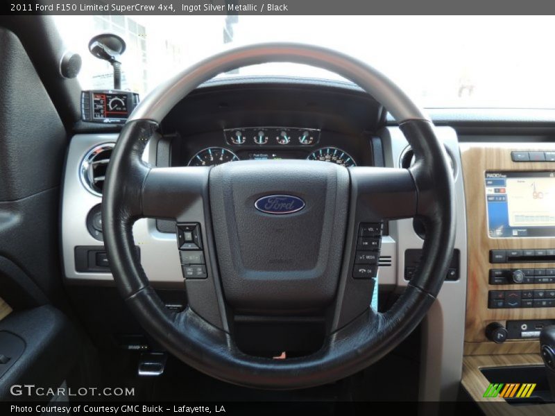 Ingot Silver Metallic / Black 2011 Ford F150 Limited SuperCrew 4x4
