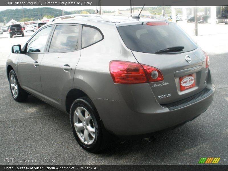 Gotham Gray Metallic / Gray 2008 Nissan Rogue SL