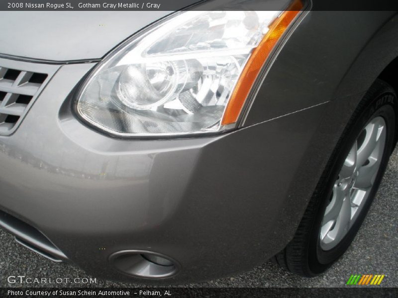 Gotham Gray Metallic / Gray 2008 Nissan Rogue SL
