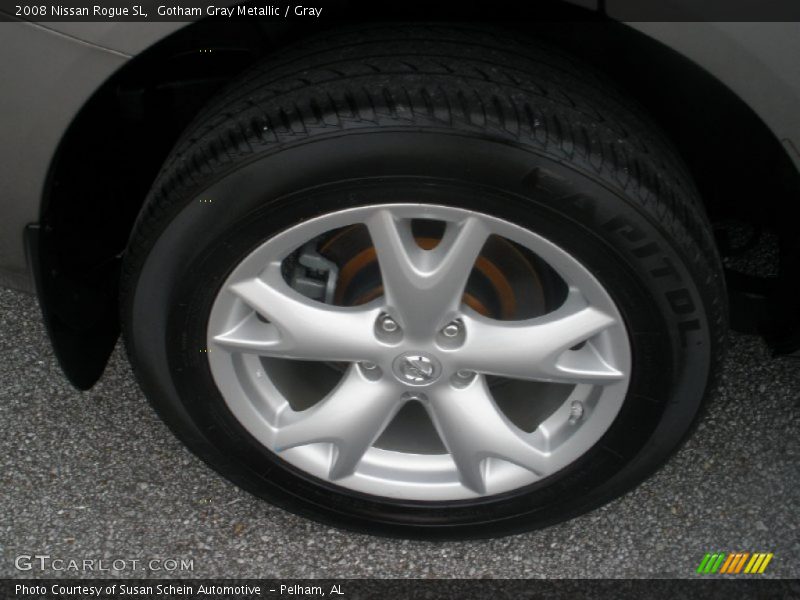 Gotham Gray Metallic / Gray 2008 Nissan Rogue SL