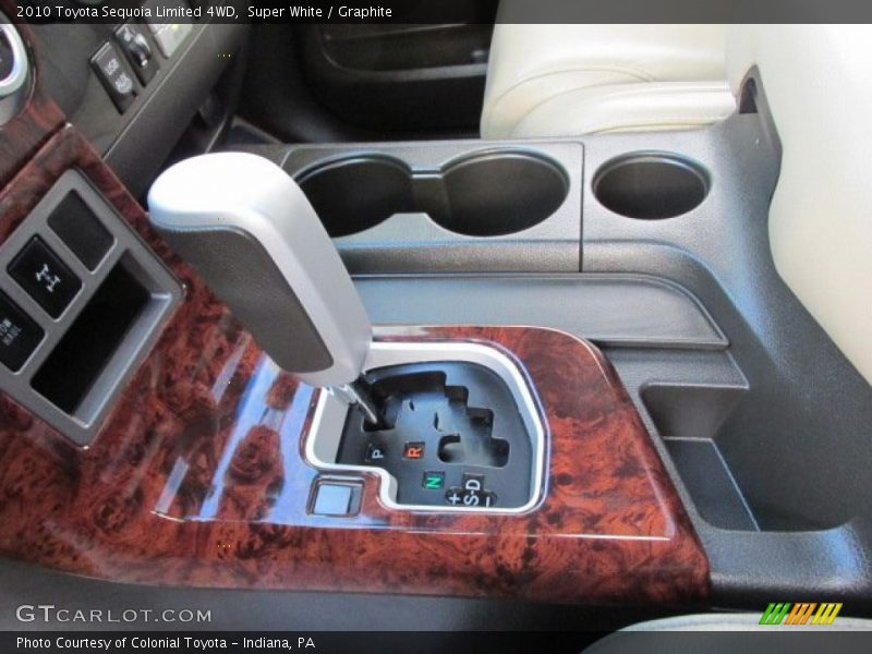 Super White / Graphite 2010 Toyota Sequoia Limited 4WD