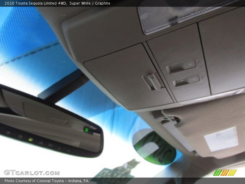 Super White / Graphite 2010 Toyota Sequoia Limited 4WD