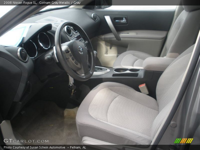 Gotham Gray Metallic / Gray 2008 Nissan Rogue SL