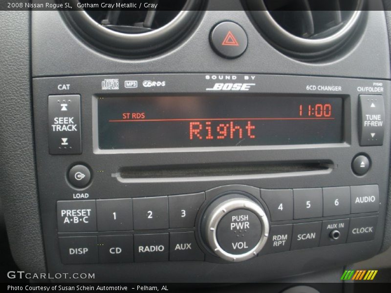 Gotham Gray Metallic / Gray 2008 Nissan Rogue SL