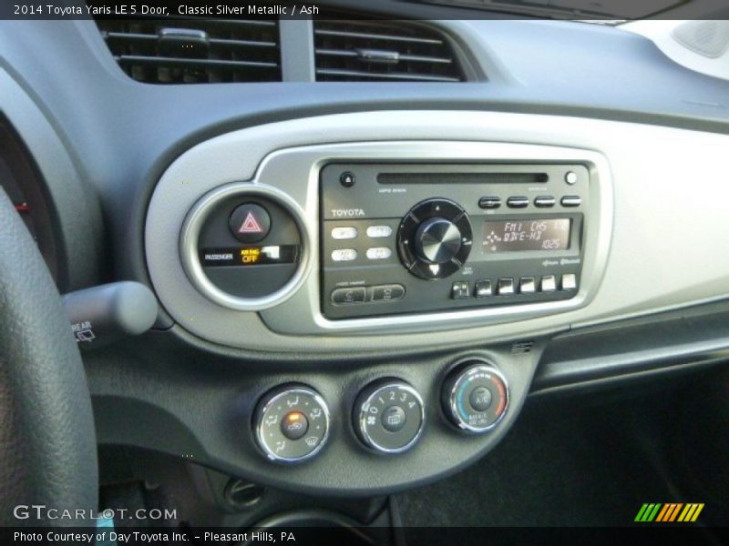 Controls of 2014 Yaris LE 5 Door