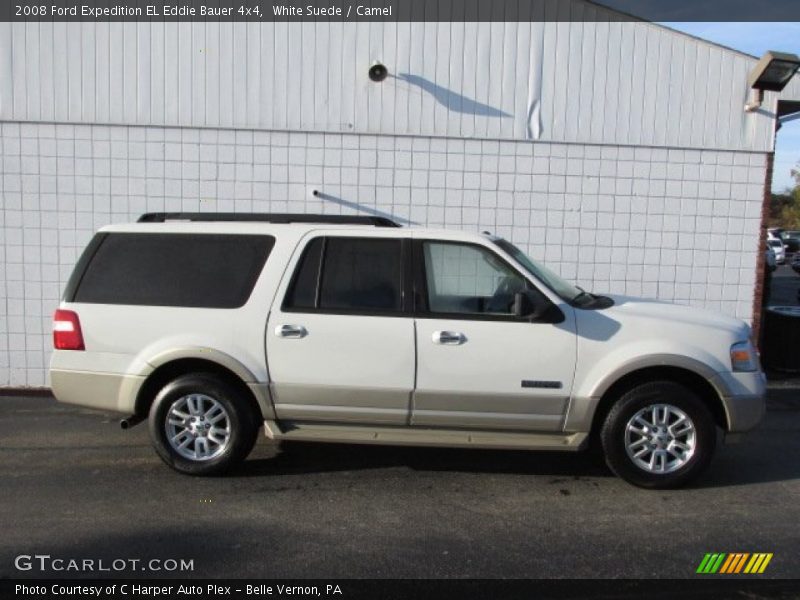 White Suede / Camel 2008 Ford Expedition EL Eddie Bauer 4x4