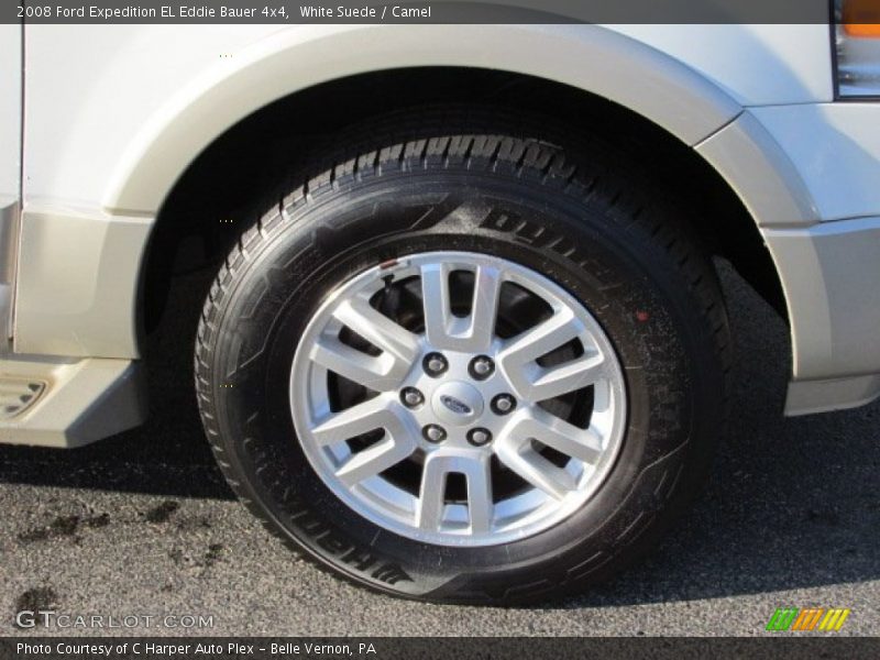 White Suede / Camel 2008 Ford Expedition EL Eddie Bauer 4x4