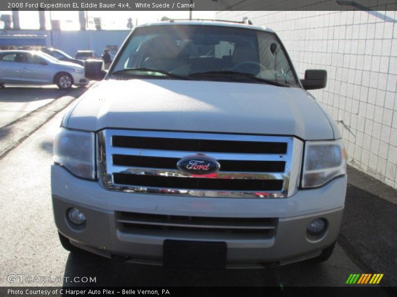 White Suede / Camel 2008 Ford Expedition EL Eddie Bauer 4x4