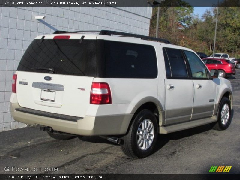 White Suede / Camel 2008 Ford Expedition EL Eddie Bauer 4x4