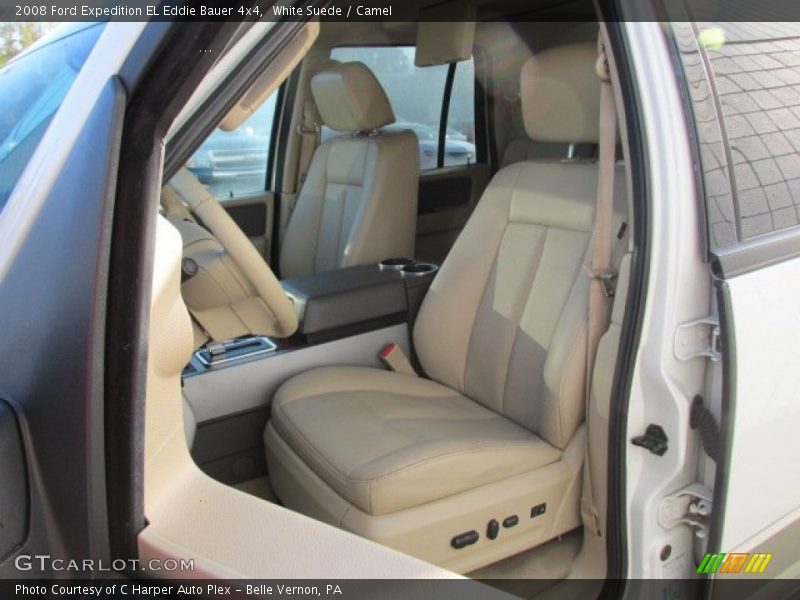 White Suede / Camel 2008 Ford Expedition EL Eddie Bauer 4x4
