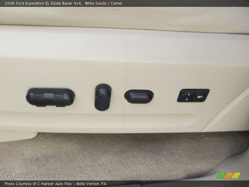 White Suede / Camel 2008 Ford Expedition EL Eddie Bauer 4x4
