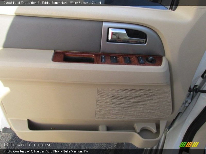 White Suede / Camel 2008 Ford Expedition EL Eddie Bauer 4x4