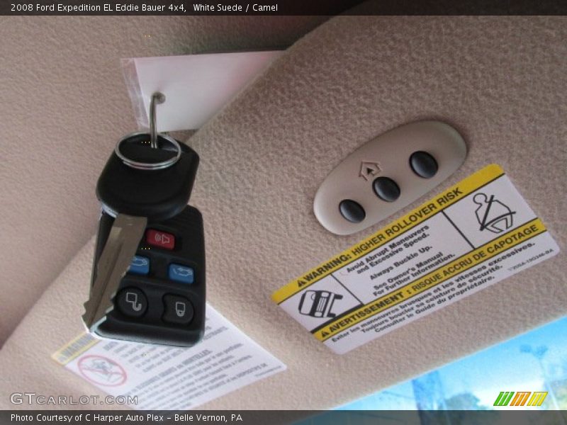 White Suede / Camel 2008 Ford Expedition EL Eddie Bauer 4x4