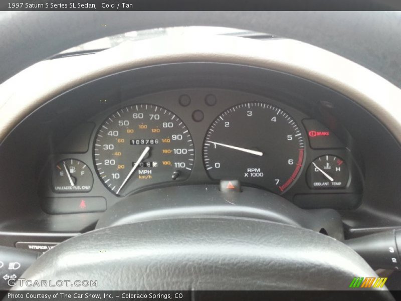  1997 S Series SL Sedan SL Sedan Gauges
