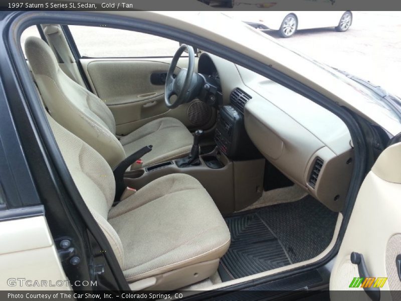 Gold / Tan 1997 Saturn S Series SL Sedan