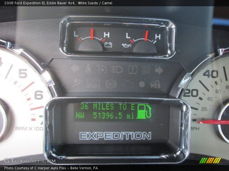 White Suede / Camel 2008 Ford Expedition EL Eddie Bauer 4x4