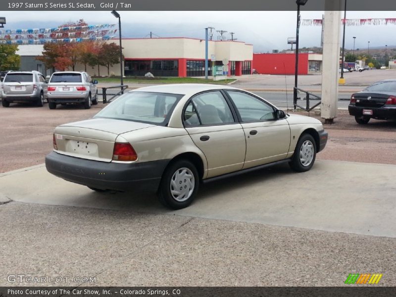 Gold / Tan 1997 Saturn S Series SL Sedan