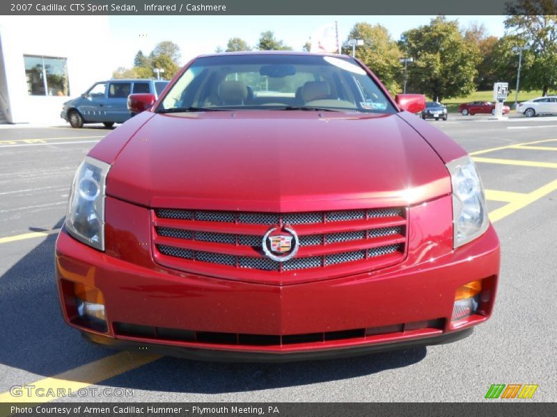 Infrared / Cashmere 2007 Cadillac CTS Sport Sedan
