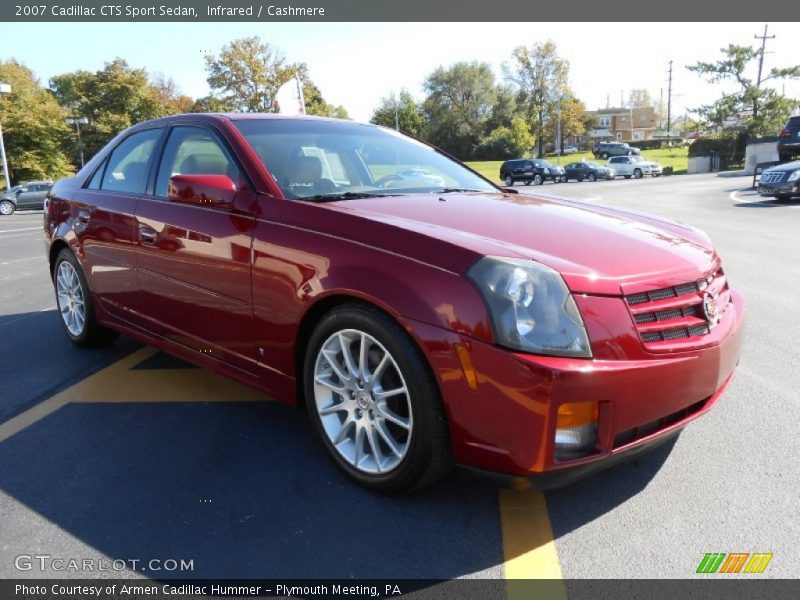 Infrared / Cashmere 2007 Cadillac CTS Sport Sedan