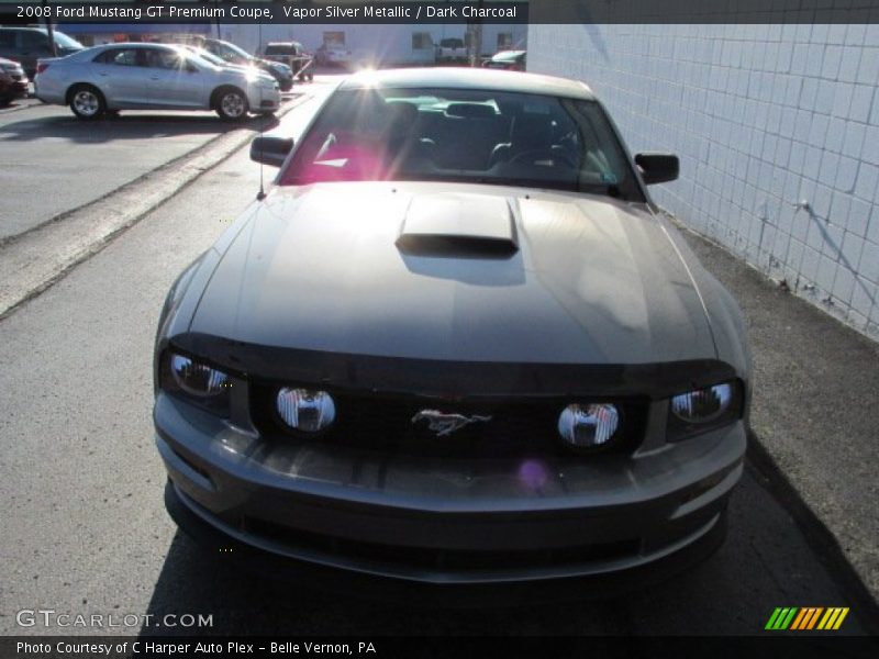 Vapor Silver Metallic / Dark Charcoal 2008 Ford Mustang GT Premium Coupe