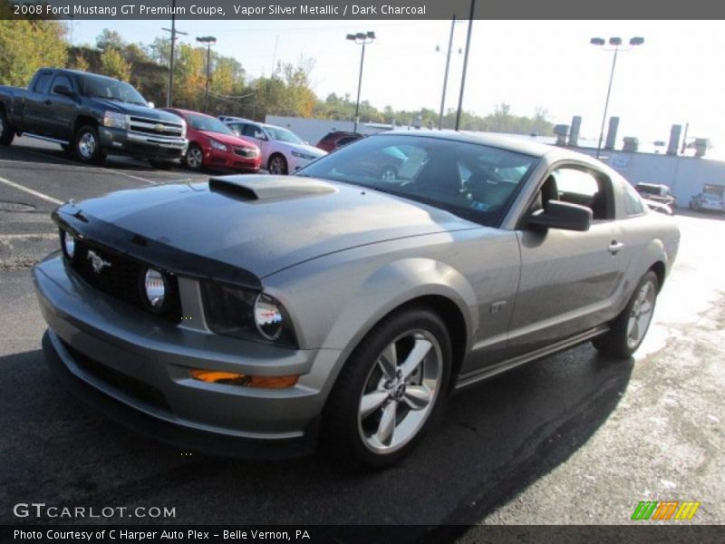 Vapor Silver Metallic / Dark Charcoal 2008 Ford Mustang GT Premium Coupe