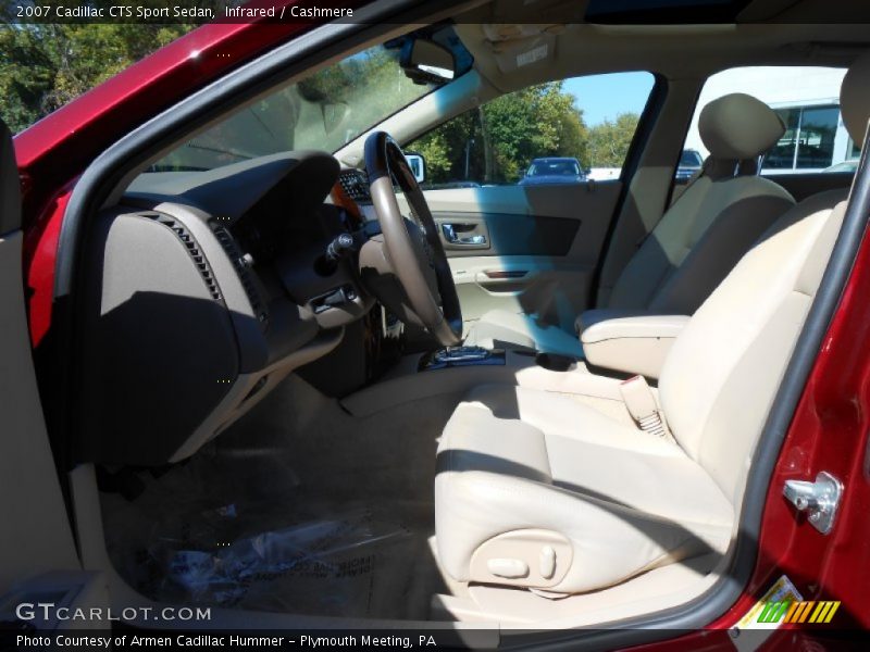 Infrared / Cashmere 2007 Cadillac CTS Sport Sedan
