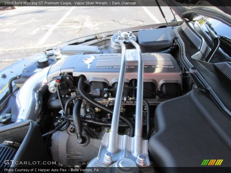 Vapor Silver Metallic / Dark Charcoal 2008 Ford Mustang GT Premium Coupe